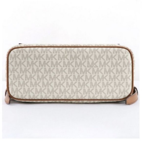 MICHAEL KORS Kenly Medium Backpack Signature Vanilla Bag - Picture 5 of 16